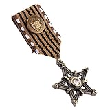 Speziell für Sammler. MagiDeal Vintage Herren Sterne Medaille Abzeichen Kleidung Mode Kostüm Marine Brosche