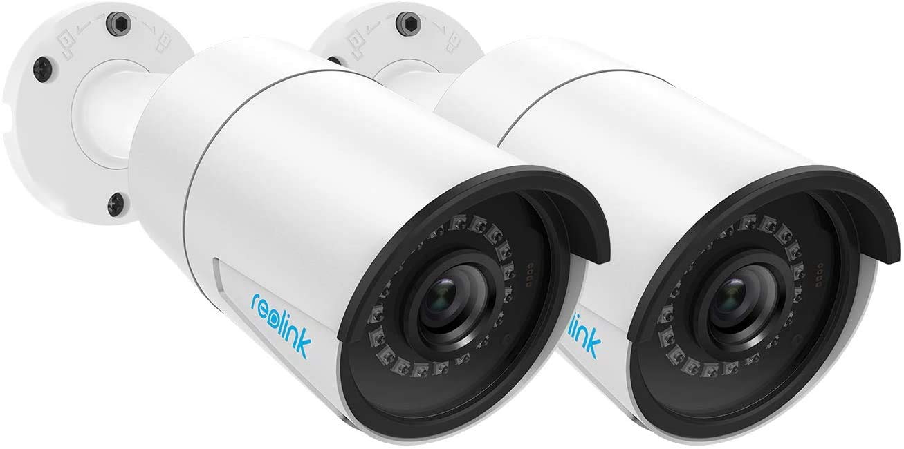 REOLINK 5MP PoE Camera (Pack of 2) Outdoor/Indoor IP Security Surveillance, IP66 Waterproof, 100ft IR Night Vision, Motion...