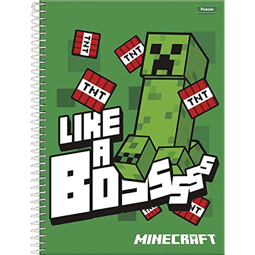 Caderno 01 Matéria Capa Dura, Pacote com 4 Cadernos, Capas Sortidas, 96 Folhas, Foroni, Modelo 6080