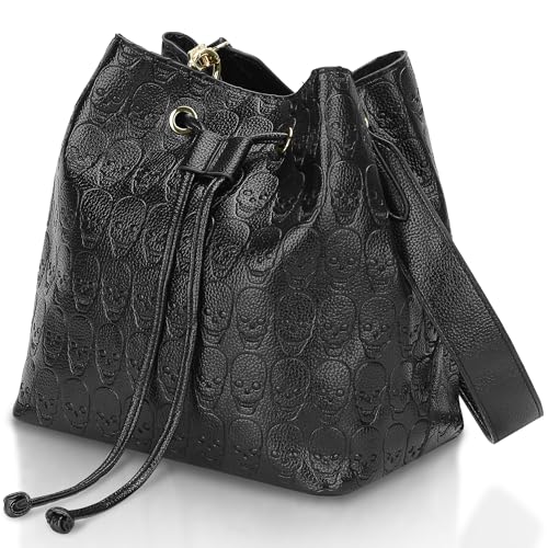 Womens Hobo Tote Bag Faux Leather Shoulder Bag for Women Bucket Bag Hobo Handbag Fit for Dating, Working, Shopping