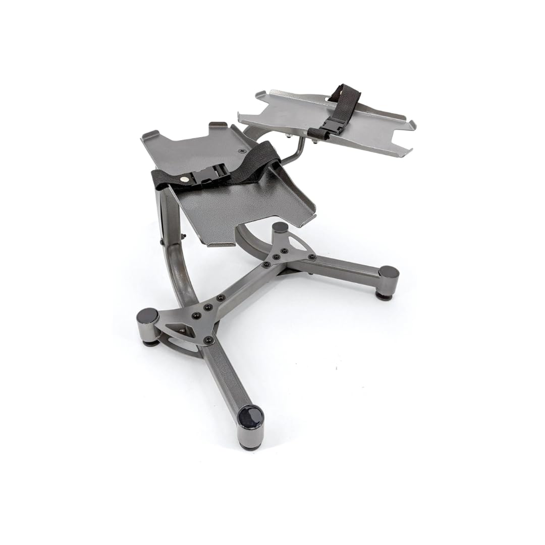 PH Fitness Set di Manubri Regolabili - Set Salvaspazio con 15-17 Impostazioni di Peso per Palestra in Casa, Allenamento Corpo, Fitness, Sollevamento Pesi e Workout (2 Pezzi)