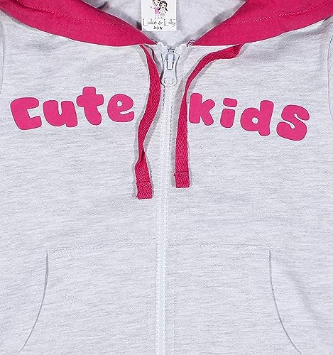 Image of Luke and Lilly Kids Hooded Sweater for Winter wear with Cotton Fabric