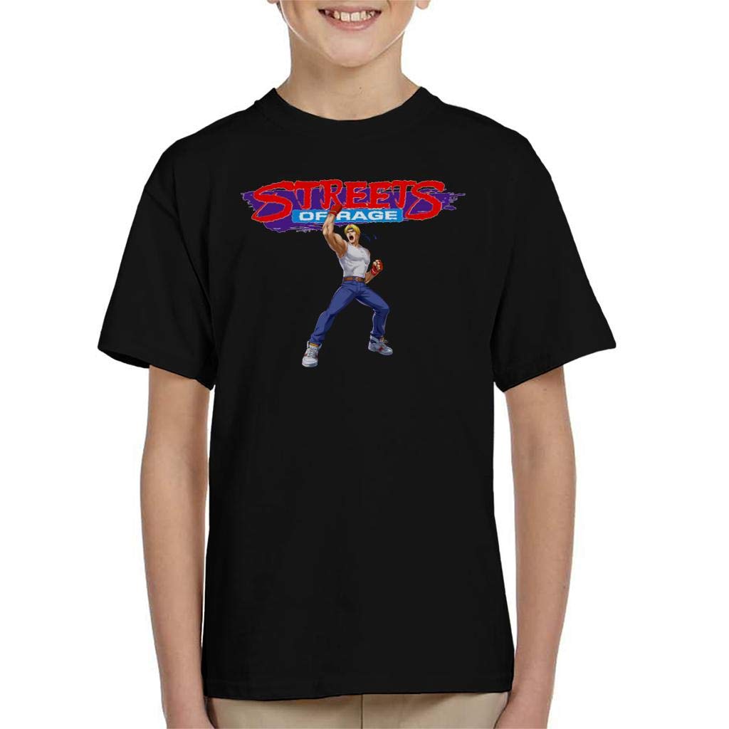 Cloud City 7 Black Streets Of Rage Axel Stone Kid's T-Shirt