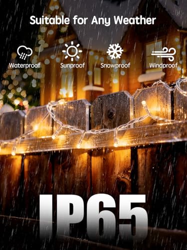 Miniatura 2 de 30M Luces Navidad Exterior, 300 LED Luces Árbol Navidad Blanco Cálido