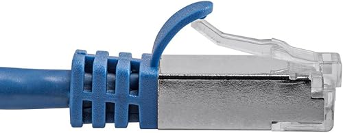 Miniatura 4 de Buhbo Cable de red Ethernet RJ45 blindado CAT7 de 3 pies, 10 Gbps 600 MHz (paquete de 10) azul