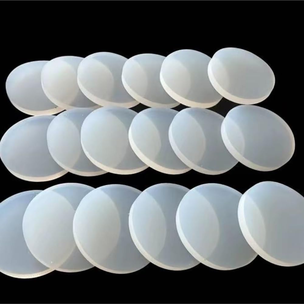 50 O-Ring In Silicone Per Tenuta - 5x8x1.5mm, Bianco, Per Rubinetti E Raccordi Idraulici