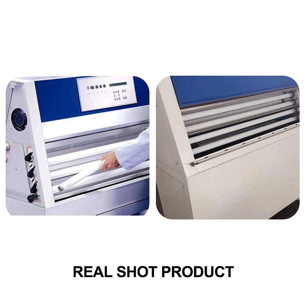 Fluorescent Tube Fluorescent Tube Simulating Noon Sunlight Aging Tube, Suitable for Hospital School Factory Laboratory Test Uva 340 Tube with Base (UVA 340-15W-T8-450)