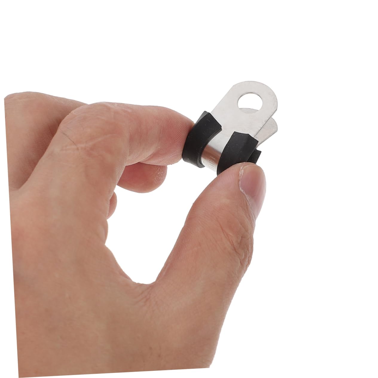 jojofuny Morsetti per Cavi Morsetto R a Foro 6,3mm 100 Pezzi in Acciaio Inossidabile Rivestimento Isolante Facile da Usare, per Tubi e Installazioni Elettriche