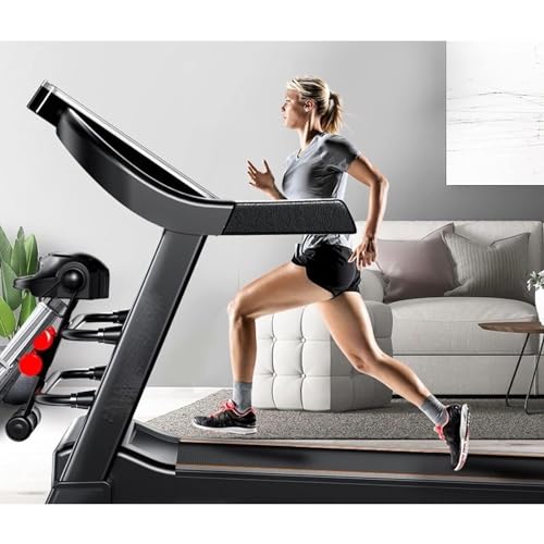 Image of Treadmill New Home Folding Silent Blue Screen Or Color Screen Electric Fitness Equipment Treadmill