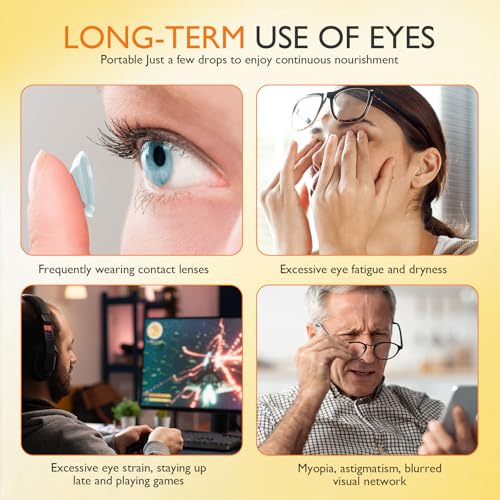 elesysy Honey Eye Care Hydration,Natural Hydration with Bee Honey, Moisturizes Refreshes Eyes, Gentle Formula for Daily Use
