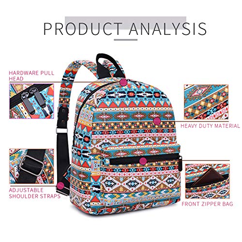 Bravo Small Backpack Casual Daypack 12" (Signs)3