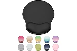 Ergonomic Mouse Pad with Gel Wrist Support