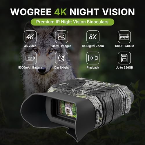 Digital Night Vision Binoculars for Hunting