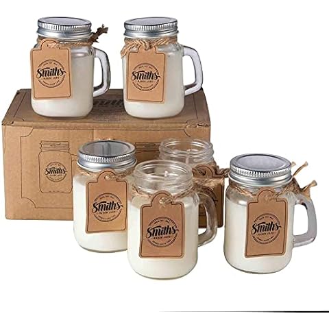 Juego de 6 Velas de Soja Vegana Smith's en Frascos de 4 oz Cover