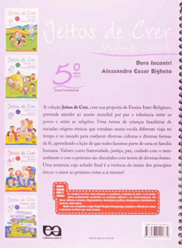 Jeitos de Crer - Mudando o mundo - 5º ano: Mudando o mundo