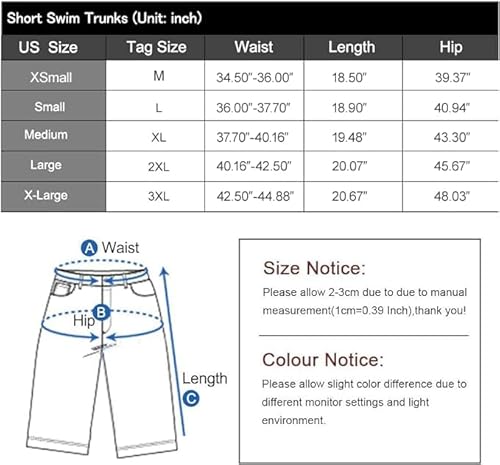 Maxmana Secret Men's Swim Trunks Quick Dry Bathing Suit Board Swimming Shorts with Pockets Beach Trunks Swimwear (UAE/KSA, Alpha, XL, Regular, Regular, Pink Flamingo)