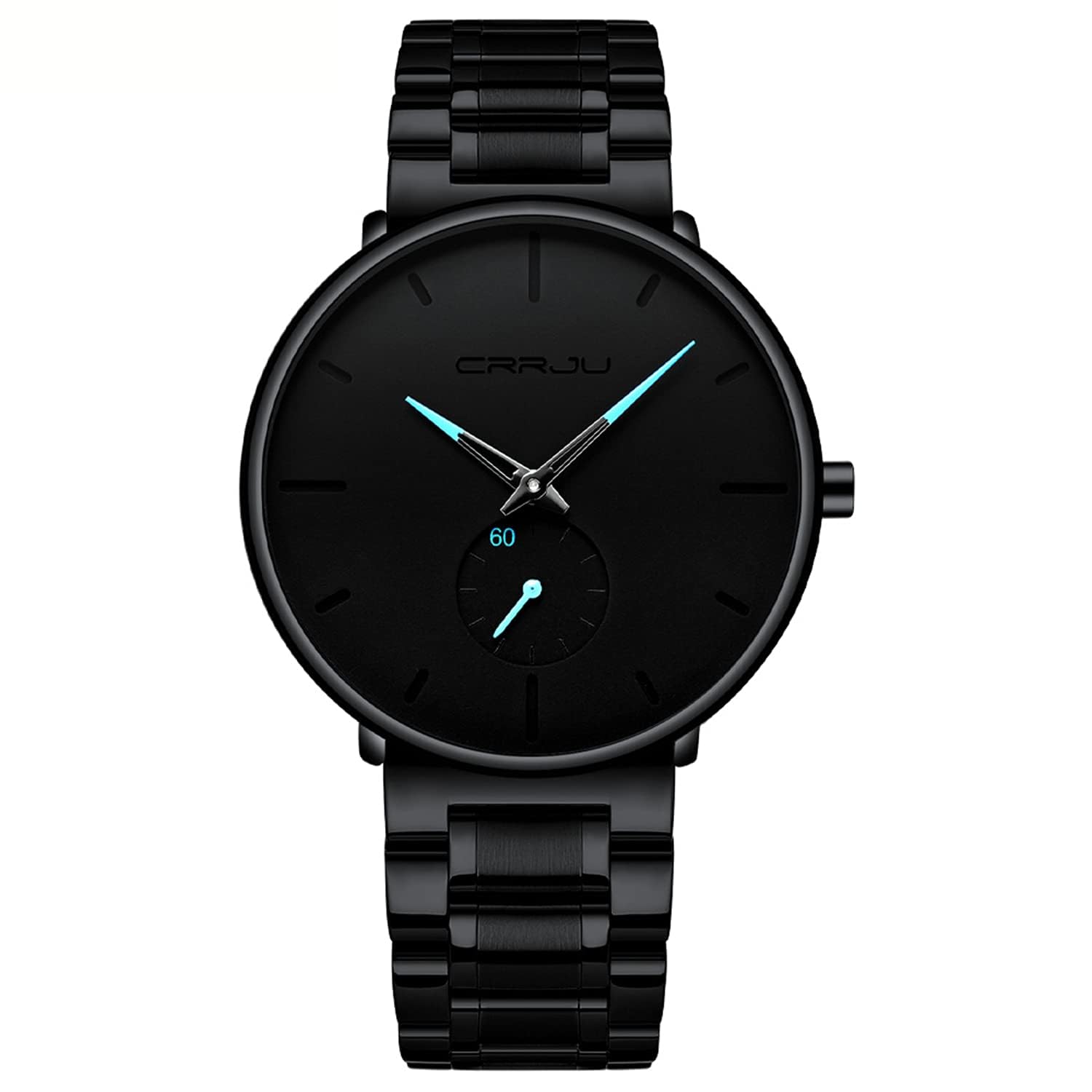 Relojes Hombre De Malla Ultra Fino Negro para Hombres Relojes De Pulsera De Moda Minimalista De Lujo para Relojes Hombre Casual Reloj Hombre De Cuarzo Impermeable