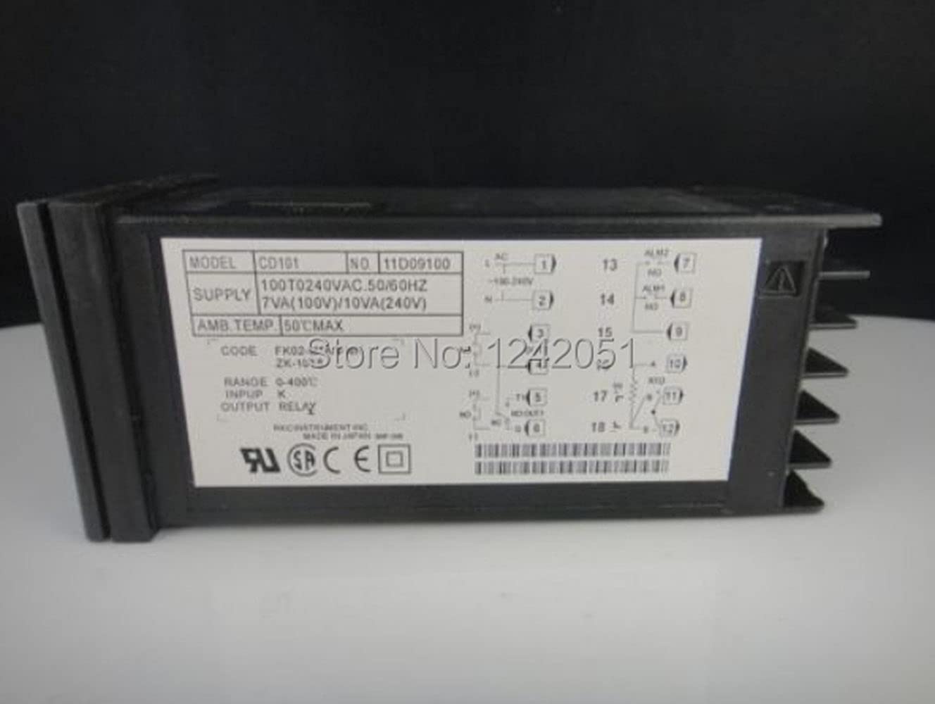 Dual Digital PID Temperature Controller Control CD101+1M. K Type thermocouple