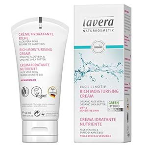 lavera Basis Sensitiv Rich Moisturizing Cream ∙ Vegan ✔ Organic Skin Care ✔ Natural & Innovative Cosmetics ✔ 50ml