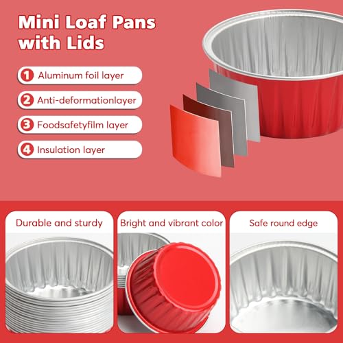 31% Off Ruckae 100 Mini Baking Cups with Lids - Image 3