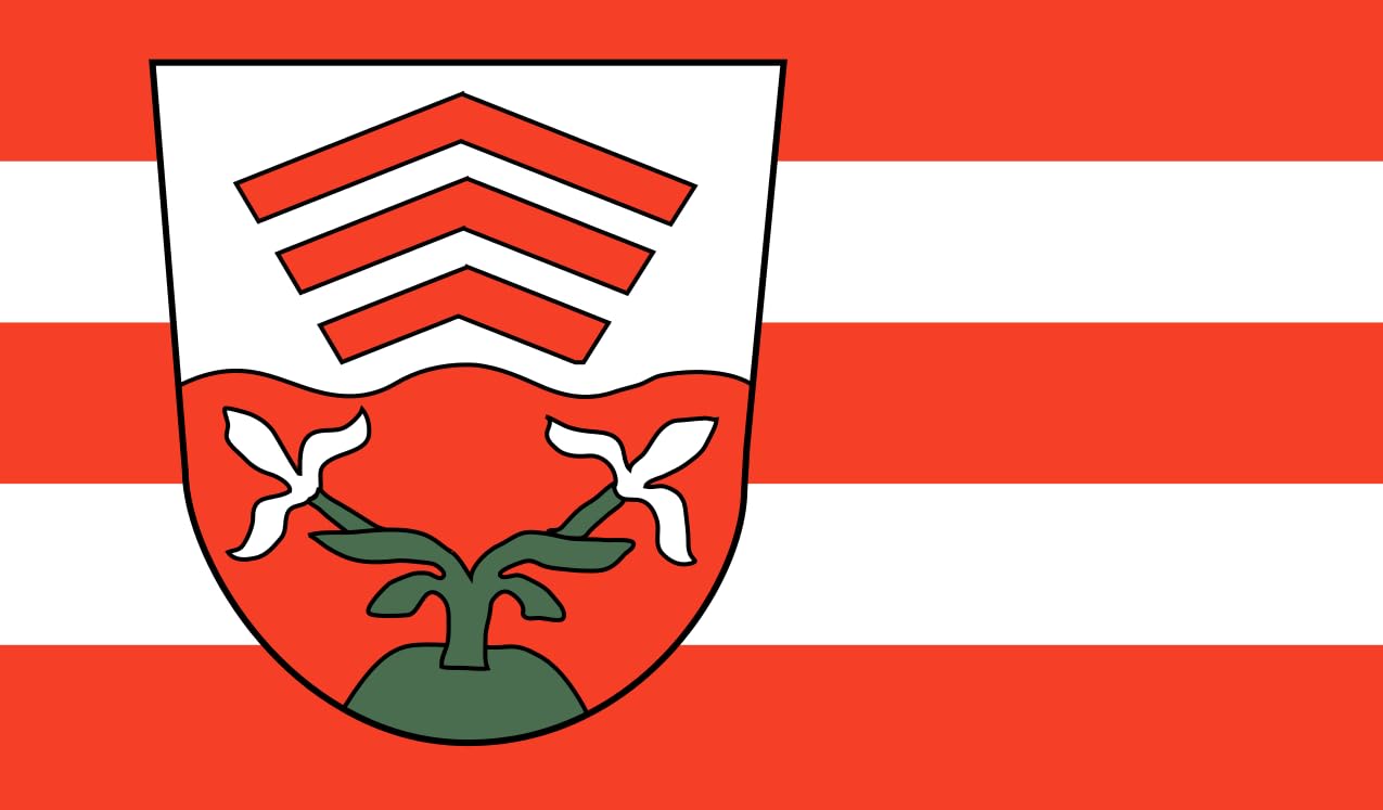 Drapeau XL Vlotho grand format et pavillon extérieur avec contour facile