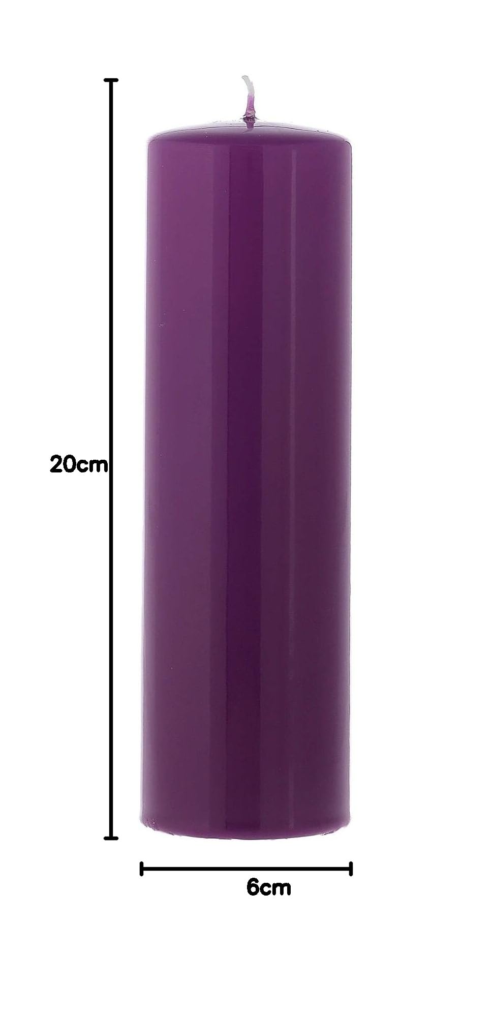 Holyart Avvento: Kit Candele lucide per l'Avvento 20x6 cm