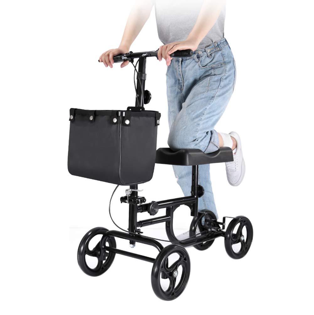 Buy Adjustable Mobility Knee Walker, Deluxe Steerable Scooter for