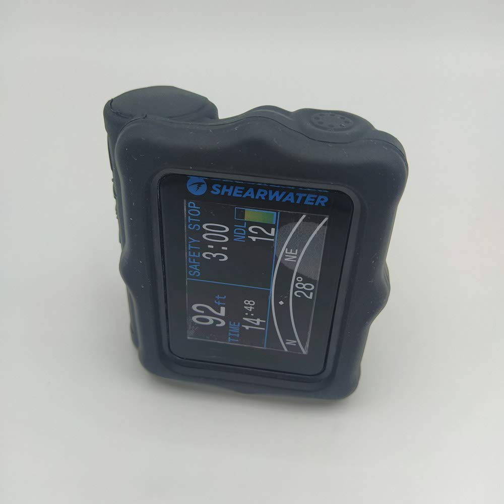 Cover protettiva in silicone per Shearwater Perdix/Perdix 2 / Perdix AI Diving Computer (nero)