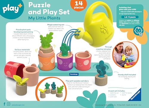 Ravensburger Play+ Infant & Toddler - Puzzle and Play Set My Little Plants Educational Toys Age 18 Months And Up Toys and Gifts - Image 4