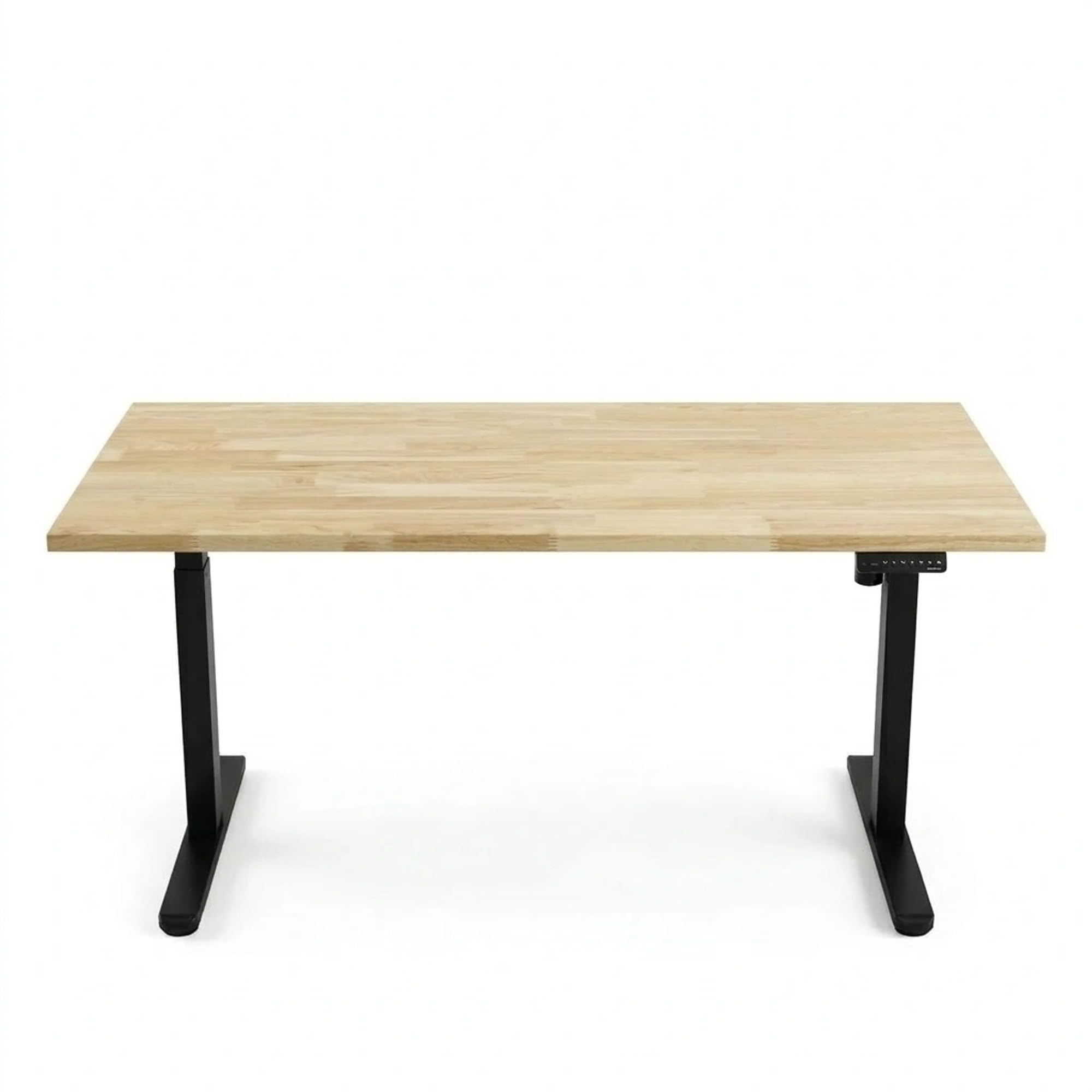 Padding-top ERGONOMISCHES Arbeiten: Wechseln Sie mühelos zwischen Sitzen Gummiholz Natur 150x60x2 cm