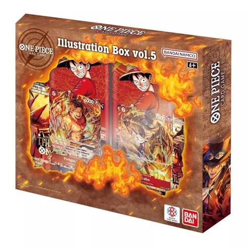 JCC One Piece : Boîte d'illustration Vol. 5 (IB-05) - 4 Paquets, promos