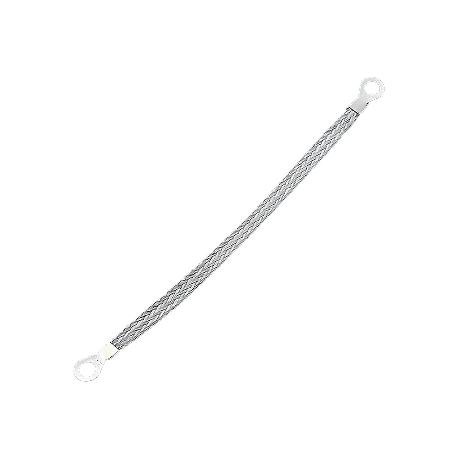 Flexible 6Square Mm Tinned Copper Braid Tape Jump Wire Grounding Wire for Industrial Equipment and Electrical Panel Square Bridge