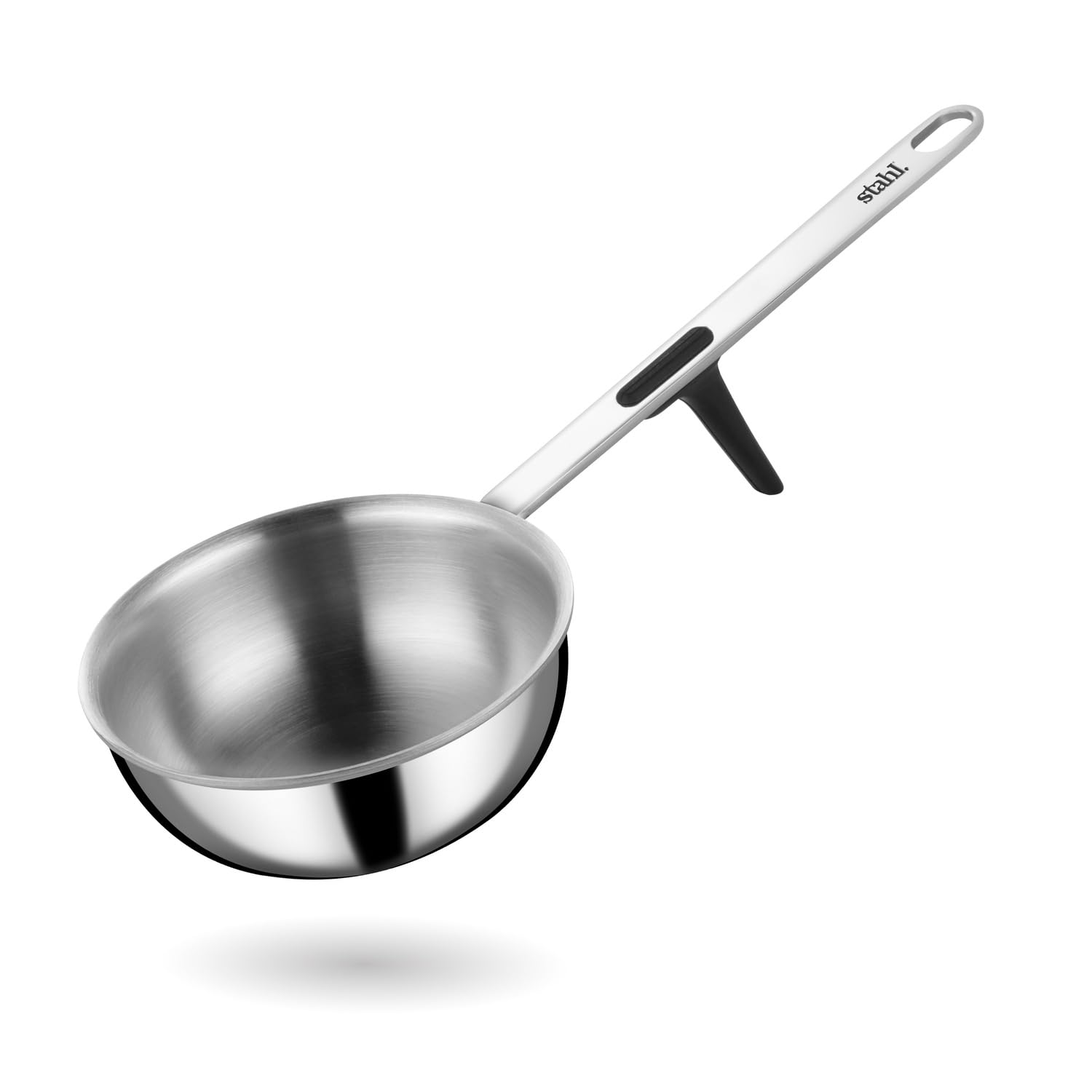 Stahl Artisan Triply Stainless Steel Tadka Pan,Induction pan, 300 ml, 10 cm