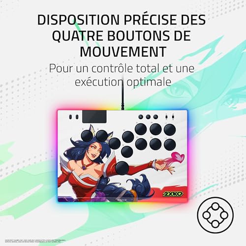 Manette d arcade Razer Kitsune 2XKO Edition avec boutons de mouvement pour PS5 et PC - 2