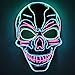 Produktbild JOYIN Halloween Cosplay LED Mask mit leuchten Scary Schädel, Clown Maske für Halloween Kostüm Party Fasching Karneval Dekoration