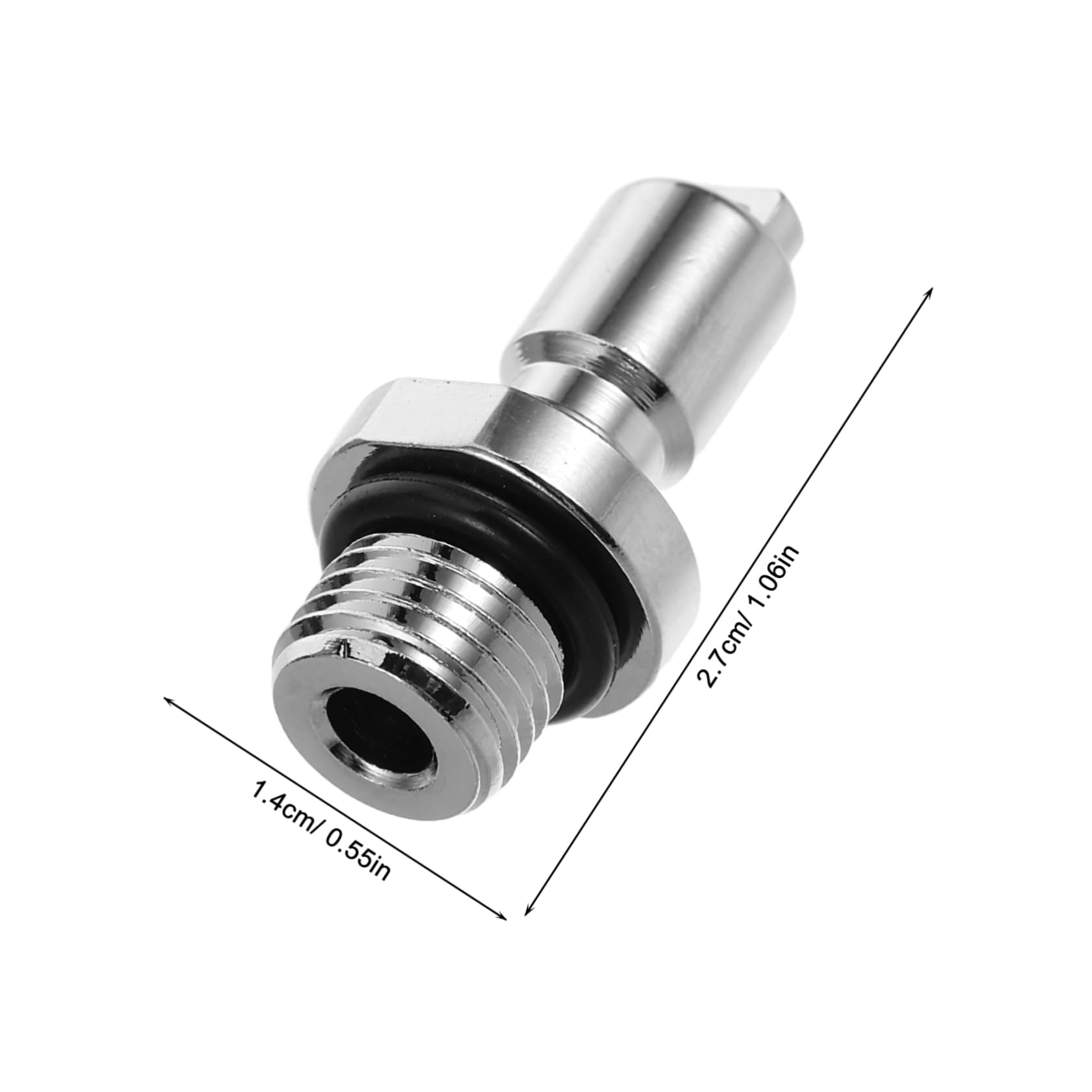 Mikikit High Fitting Coupler for Quick Release Efficient Diving Hose Connector Compatibility for Safe Emergencies Silver