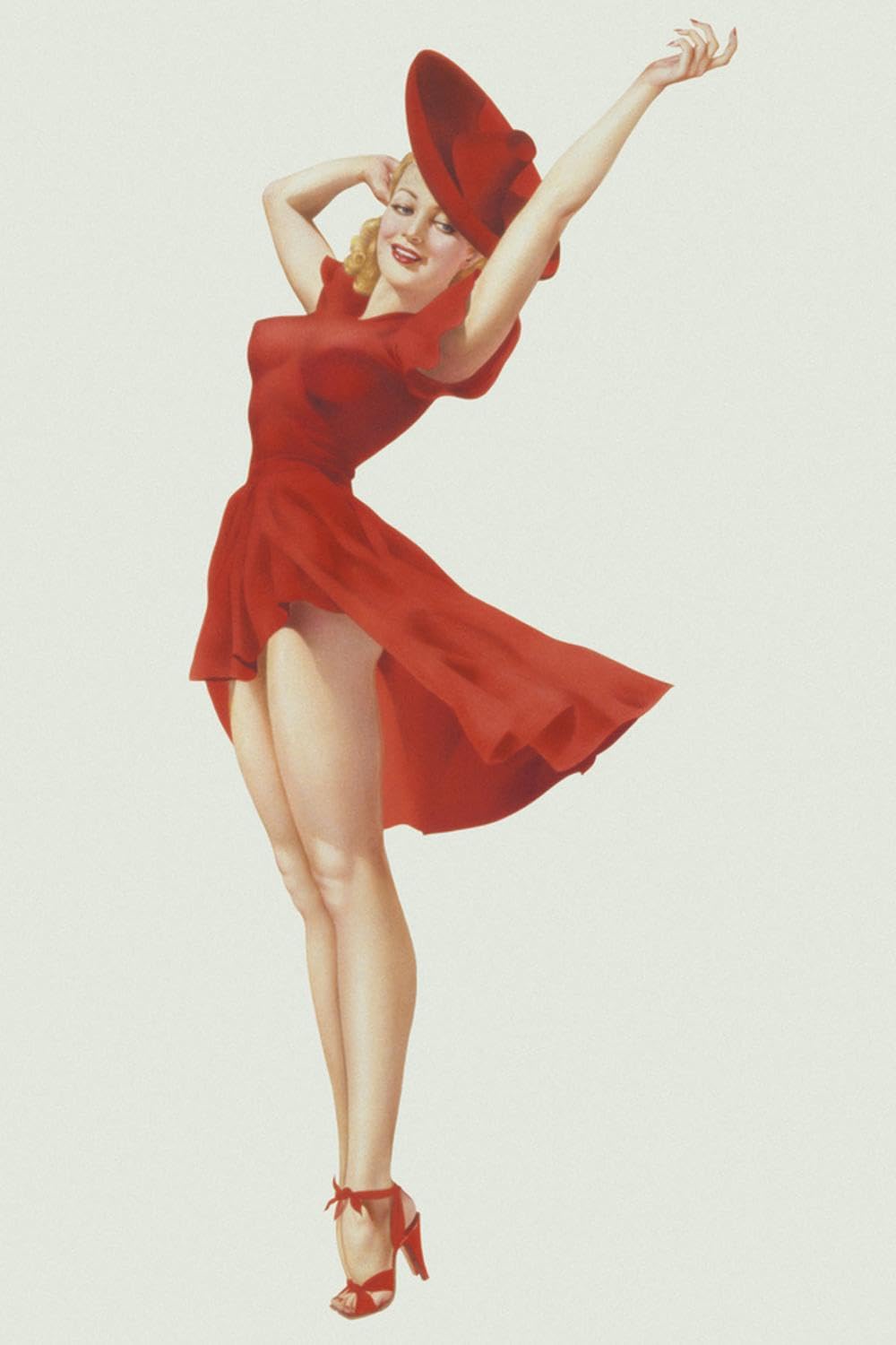 Amazon.com: ART.COM Wall Art Print Varga Girl, September 1941 by