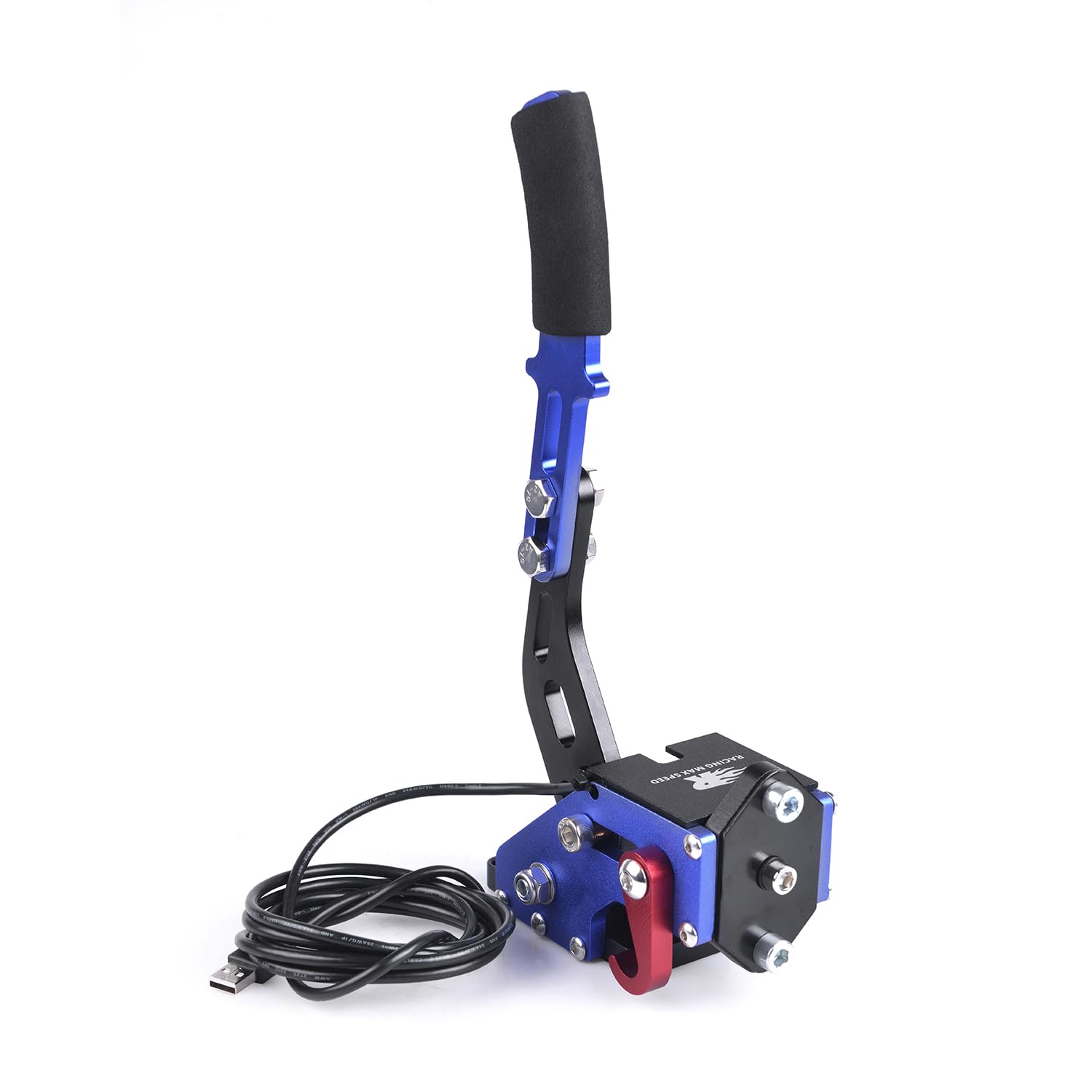 Sponsored Ad - ZHSYMX USB Handbrake for 16Bit SIM PC Racing Games, Compatible with G27 G29 G920 G923 T500 T300 Simulate Linear Handbrake(Only PC System) Blue