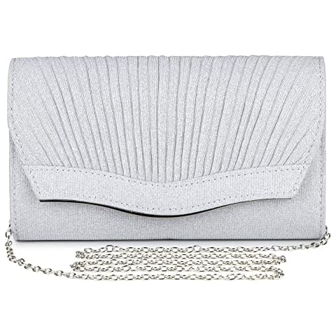UBORSE Ladies Evening Clutch Bag Sparkling Elegant Women’s Handbag Retro Classic Shoulder Bag for Party, Prom, Banquet, Wedding Cover