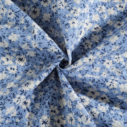 Disfraz Colonial Prairie para Niñas Azul con Delantal y Capota miniatura 6
