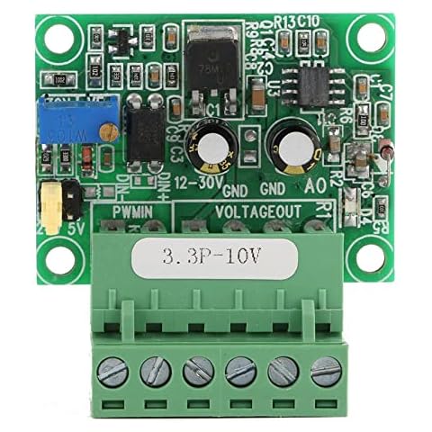 Durlclth Pwm to Voltage Converter, 3,3 V Pwm-Signal An 0-10 V D/a Digital-analog-SPS-modul, Spannungswandler Für Die Signalschnittstellenumschaltung Pwm-Signal Zu Spannungswandler Cover