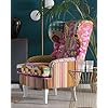 Fauteuil patchwork tissu BOHEME 75X76X79cm | Fauteuils | Pier Import