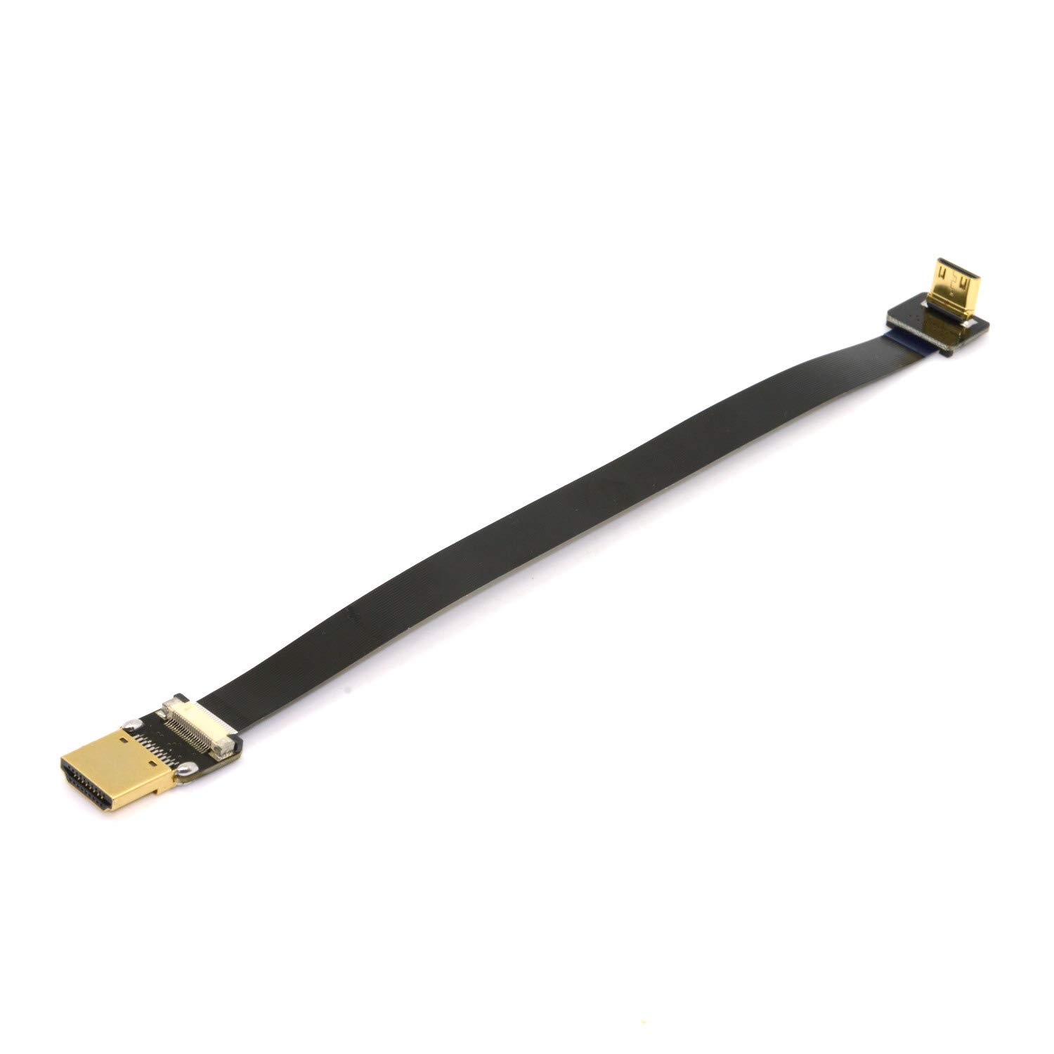 CY CYFPV 90 Degree Down Angled FPV Mini HDMI Male to HDMI Male FPC Flat Cable 20cm for FPV HDTV Multicopter Aerial Photography - Image 4
