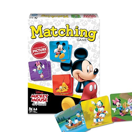 Wonder Forge Mickey Mouse Matching Game - Fun and Educational Disney Memory Card Game for Toddlers, Kids, Boys and Girls Ages 3-5 - Develops Focus,...