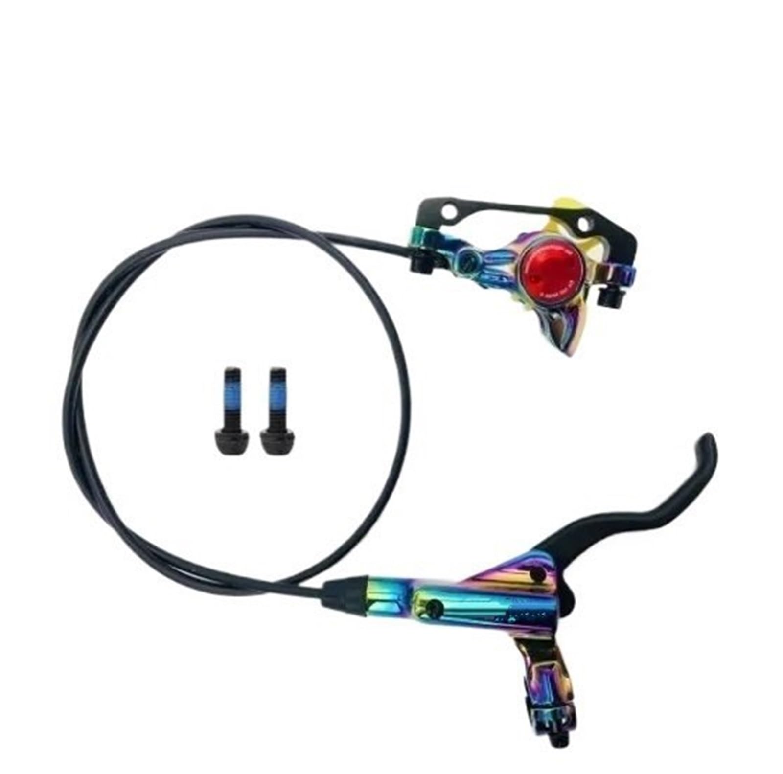 Rowerowy hydrauliczny hamulec tarczowy Rower MTB Ciśnienie oleju Hamulec tarczowy Kolorowe zestawy Zacisk zaciskowy roweru górskiego