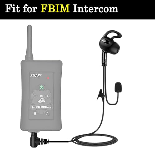Miniatura 2 de Sistema de comunicación de árbitro, auriculares profesionales de árbitro FBIM con auriculares para fútbol, voleibol, fútbol ofiicial, balonmano (1