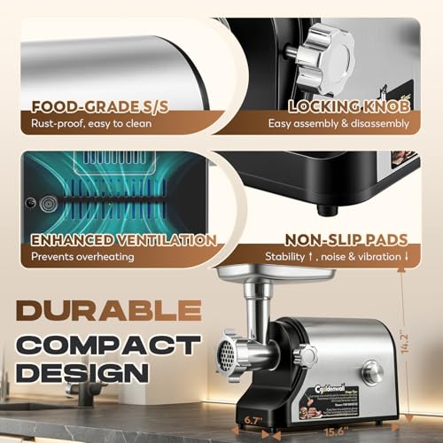 Electric Meat Grinder Heavy Duty