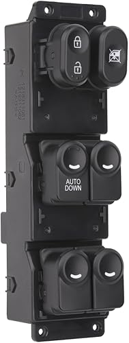 AiYiGu Power Master - Botón de control para interruptor de ventanilla delantero izquierdo del lado del conductor compatible con Hyundai Accent 2011,