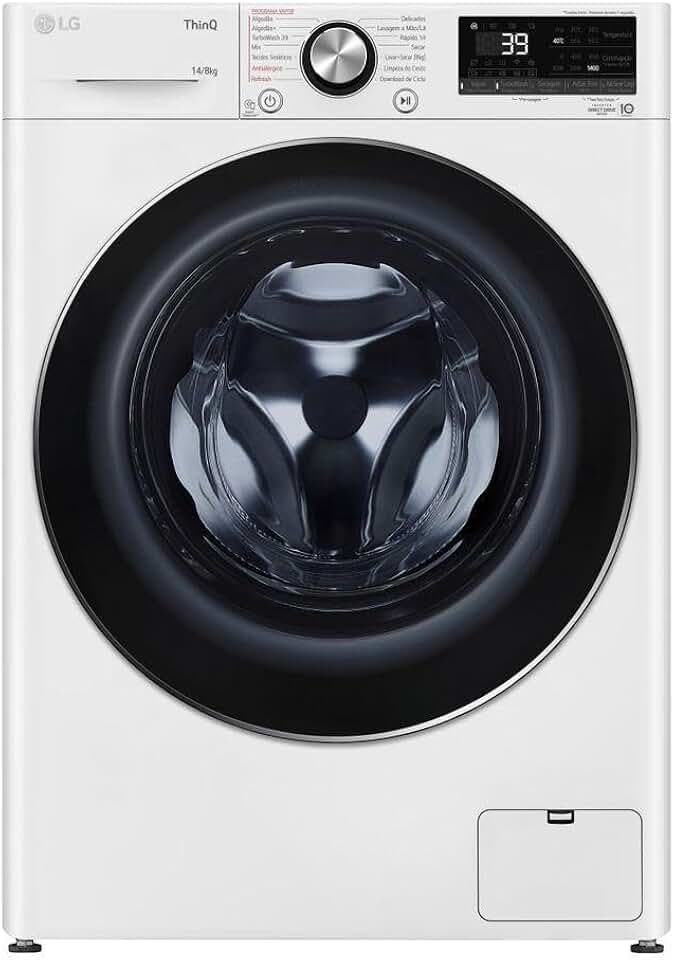 Lava e Seca Smart LG VC2 14kg Branca com Inteligência Artifical AIDD CV9014WC2 127V