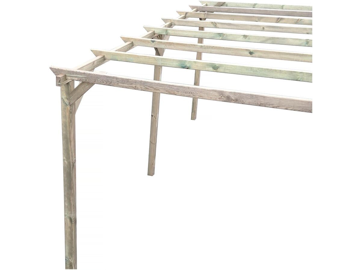 Carport Voiture en Bois Sunny 3 x 5 m